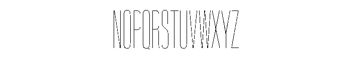 Baikal UltraCondHairline 861d9833 Font UPPERCASE
