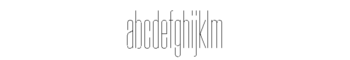 Baikal UltraCondHairline 861d9833 FONT