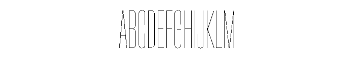 Baikal UltraCondHairline Aae9f6d9 Font UPPERCASE