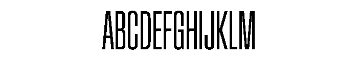 Baikal UltraCondLight 35d26095 Font UPPERCASE