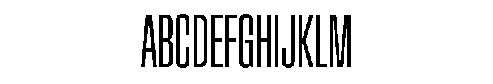 Baikal UltraCondLight 671992ef Font UPPERCASE