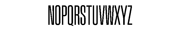 Baikal UltraCondLight 671992ef Font UPPERCASE