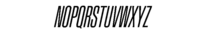 Baikal UltraCondLightIta 115ef850 Font UPPERCASE