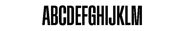 Baikal UltraCondMedium 53ecde42 Font UPPERCASE