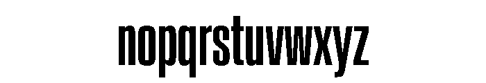 Baikal UltraCondMedium 53ecde42 Font LOWERCASE