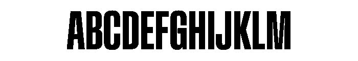 Baikal UltraCondSemBd 6d6812f3 Font UPPERCASE