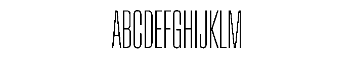 Baikal UltraCondThin 36f3a6bf Font UPPERCASE