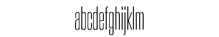 Baikal UltraCondThin F1547e67 FONT