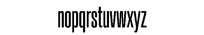 Baikal UltraCondensed 2be89a1b Font LOWERCASE