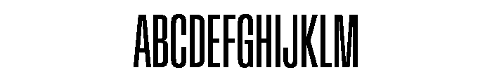 Baikal UltraCondensed Ff33b182 Font UPPERCASE
