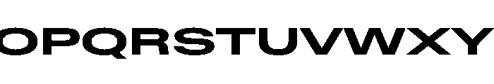 Baikal UltraExpandedBold 0556488d Font UPPERCASE