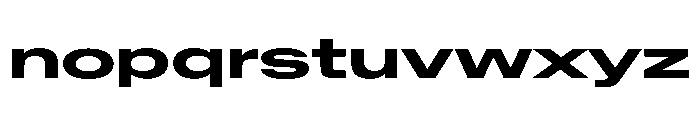 Baikal UltraExpandedBold 322e83ab Font LOWERCASE