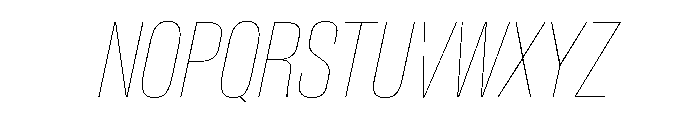 Baikal XCnHairlineIt 6cf1b7db Font UPPERCASE