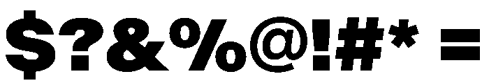 BaikalVAR Black Instance Font OTHER CHARS