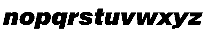 BaikalVAR BlackItalic Instance Font LOWERCASE