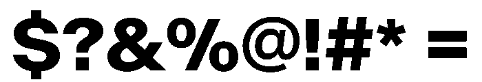 BaikalVAR Bold Instance Font OTHER CHARS