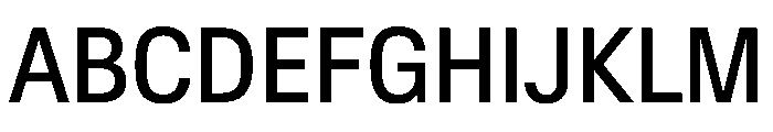 BaikalVAR Condensed Instance Font UPPERCASE