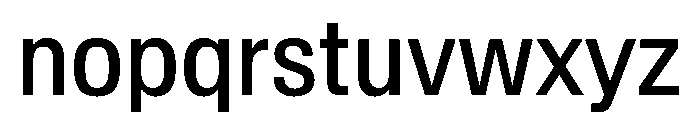 BaikalVAR Condensed Instance Font LOWERCASE
