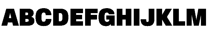BaikalVAR CondensedBlack Instance 4df37ceb Font UPPERCASE