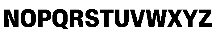 BaikalVAR CondensedBold Instance Font UPPERCASE