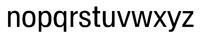 BaikalVAR CondensedBook Instance Font LOWERCASE