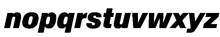 BaikalVAR CondensedExtraBoldItalic Instance 319c0199 Font LOWERCASE