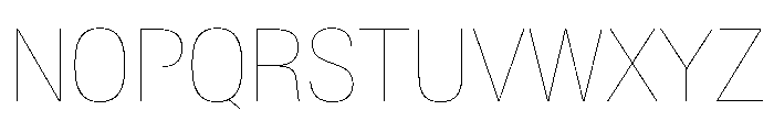 BaikalVAR CondensedHairline Instance Fc32a63c Font UPPERCASE
