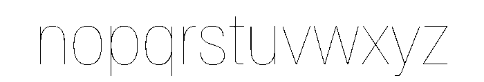 BaikalVAR CondensedHairline Instance Fc32a63c Font LOWERCASE