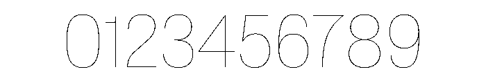 BaikalVAR CondensedHairline Instance Font OTHER CHARS