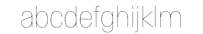 BaikalVAR CondensedHairline Instance FONT