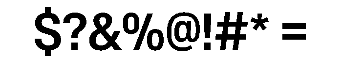BaikalVAR CondensedMedium Instance Font OTHER CHARS