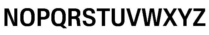 BaikalVAR CondensedMedium Instance Font UPPERCASE
