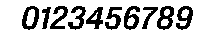 BaikalVAR CondensedMediumItalic Instance Font OTHER CHARS