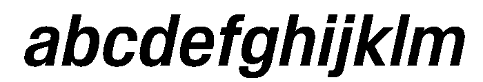 BaikalVAR CondensedMediumItalic Instance FONT