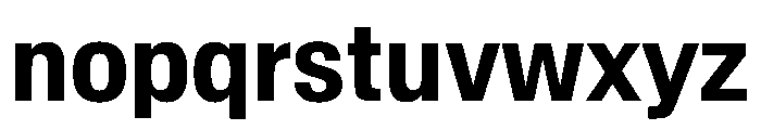 BaikalVAR CondensedSemiBold Instance 252ebf3c Font LOWERCASE