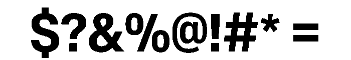 BaikalVAR CondensedSemiBold Instance Font OTHER CHARS