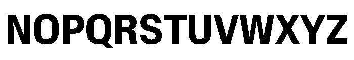 BaikalVAR CondensedSemiBold Instance Font UPPERCASE