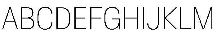 BaikalVAR CondensedThin Instance Cbe3d6cd Font UPPERCASE