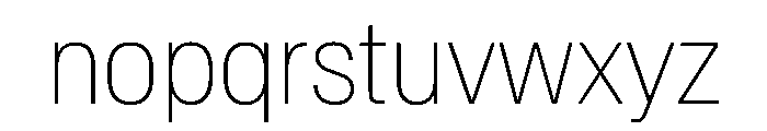BaikalVAR CondensedThin Instance Cbe3d6cd Font LOWERCASE