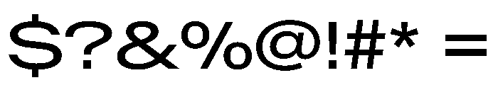 BaikalVAR Expanded Instance Font OTHER CHARS