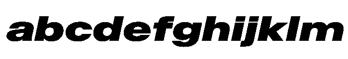BaikalVAR ExpandedBlackItalic Instance FONT