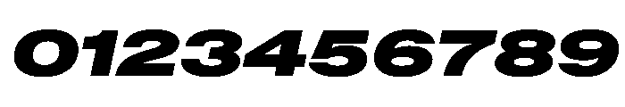 BaikalVAR ExpandedExtraBlackItalic Instance Font OTHER CHARS