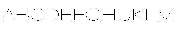 BaikalVAR ExpandedHairline Instance 200d9478 Font UPPERCASE