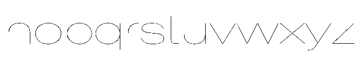BaikalVAR ExpandedHairline Instance 200d9478 Font LOWERCASE