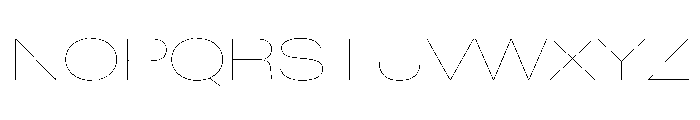 BaikalVAR ExpandedHairline Instance Font UPPERCASE
