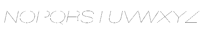 BaikalVAR ExpandedHairlineItalic Instance 9b8bf7ae Font UPPERCASE
