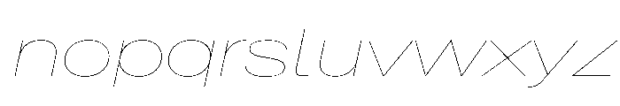 BaikalVAR ExpandedHairlineItalic Instance 9b8bf7ae Font LOWERCASE