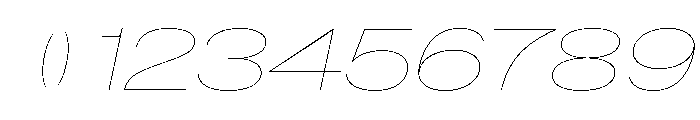 BaikalVAR ExpandedHairlineItalic Instance Font OTHER CHARS