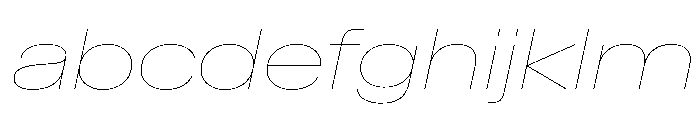 BaikalVAR ExpandedHairlineItalic Instance FONT