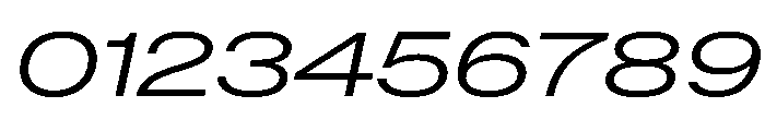 BaikalVAR ExpandedLightItalic Instance Font OTHER CHARS